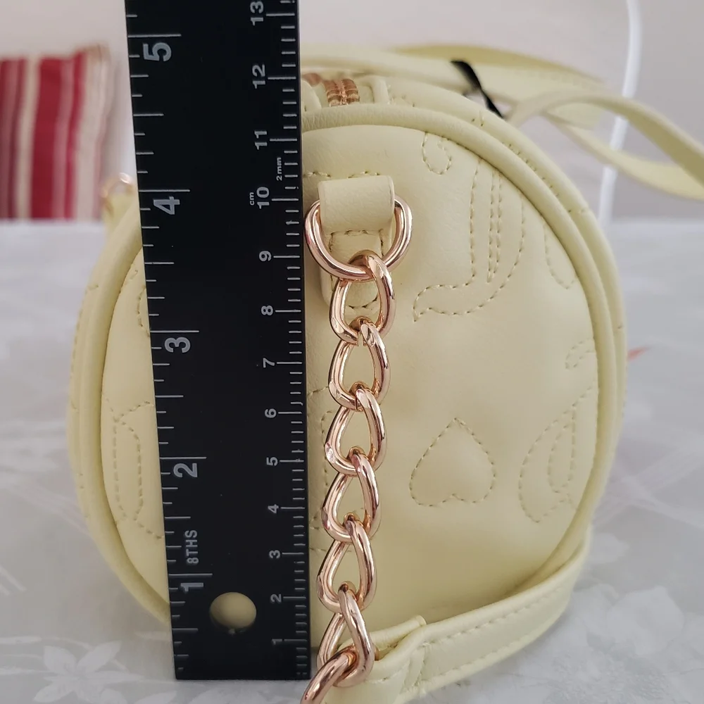 Juicy Couture Bestsellers Yellow Mini Barrel Crossbody Bag NWT